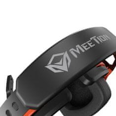 Meetion MT-HP099BO MT-HP099 Vezetékes 7.1 Gamer Fejhallgató Fekete-narancs