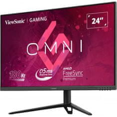 Viewsonic Omni VX2428J Monitor 24inch 1920x1080 IPS 180Hz 0.5ms Fekete