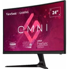 Viewsonic VX2418C Monitor 24inch 1920x1080 VA 165Hz 1ms Fekete