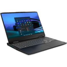 Lenovo Ideapad Gaming 3 82S90165HV Laptop 15.6" 1920x1080 IPS Intel Core i5 12450H 512GB SSD 8GB DDR4 NVIDIA GeForce RTX 3050 Windows 11 Home Szürke