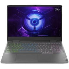 Lenovo Loq Gaming 15Irh8 82XV00KGHV Laptop 15.6" 1920x1080 IPS Intel Core i5 12450H 512GB SSD 16GB DDR5 NVIDIA GeForce RTX 4050 Windows 11 Home Szürke