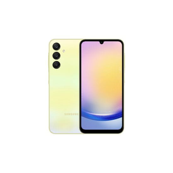 SAMSUNG Galaxy A25 5G SM-A256BZYHEUE 8GB 256GB Dual SIM Sárga Okostelefon