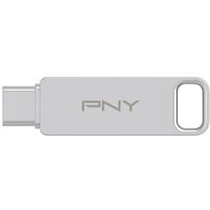 PNY Duo Link 64GB USB 3.2 Gen 1 Ezüst Pendrive P-FDI64GDULINKTYC-GE