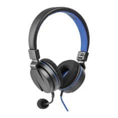 Snakebyte SB913082 PlayStation 4 Head:Set 4 Vezetékes 2.0 Gamer Fejhallgató Fekete-kék