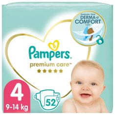 Pampers Premium Care Egyszer használatos pelenkák 4 (9-14 kg) 52 db