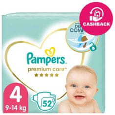 Pampers Premium Care Egyszer használatos pelenkák 4 (9-14 kg) 52 db