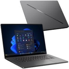 ASUS Rog Zephyrus G16 GU605MY-QR045W Laptop 16" 2560x1600 OLED Intel Core Ultra 9 185H 1024GB SSD 32GB DDR5X NVIDIA GeForce RTX 4090 Windows 11 Home Szürke