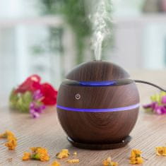 InnovaGoods Mini Humidifier Scent Diffuser Dark Walnut InnovaGoods 