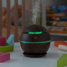 InnovaGoods Mini Humidifier Scent Diffuser Dark Walnut InnovaGoods 