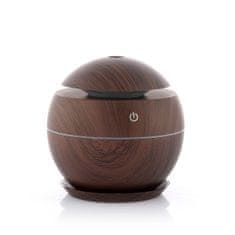 InnovaGoods Mini Humidifier Scent Diffuser Dark Walnut InnovaGoods 