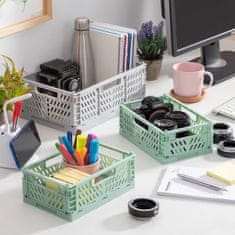 InnovaGoods Set of 3 Foldable and Stackable Organiser Boxes Boxtor InnovaGoods 