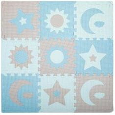 MoMi Játszószőnyeg puzzle SKY BLUE