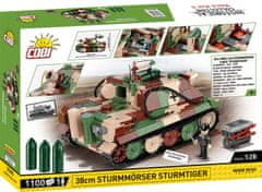 Cobi 2585 II. világháborús 38 cm Sturmmorser Sturmtiger, 1:28, 1100 k, 1 f