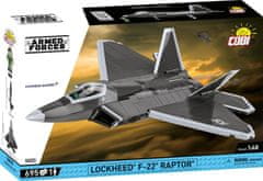 Cobi 5855 Fegyveres erők Lockheed F-22 Raptor, 1:48, 695 k, 1 f