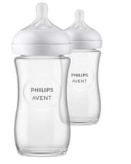 Philips Avent Natural Response üvegpalack 240 ml, 1m+, 2 db