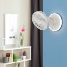 Northix Újratölthető asztali ventilátor - hordozható és csendes 