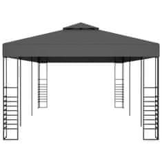 Vidaxl antracitszürke pavilon 3 x 6 m 47959