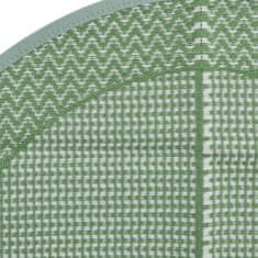 Vidaxl zöld polipropilén kültéri szőnyeg Ø160 cm 368527