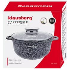 KLAUSBERG márványozott edény 4.5L 24cm KLAUSBERG KB-7522 KB-7522