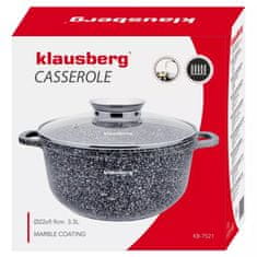 KLAUSBERG márványozott edény 3.3L 22cm KLAUSBERG KB-7521 KB-7521