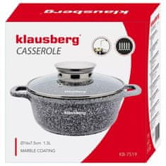 KLAUSBERG márványozott edény 1.3L 16cm KLAUSBERG KB-7519 KB-7519