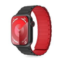 Tech-protect Iconband Magnetic szíj Apple Watch 42/44/45/49mm, black/red