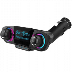 MG BT06 Bluetooth FM Transmitter autós töltő, fekete