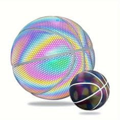 SOLFIT® Holografikus kosárlabda, látványos sportolás, minőségi bőr anyag - FLASHBALL