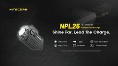 Nitecore NPL25 fegyverlámpa 900 Lumen