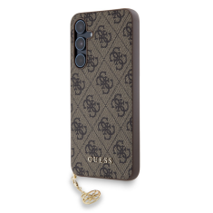 TKG Telefontok Samsung Galaxy A55 5G - Guess 4G Charms Hátlaptok - Barna