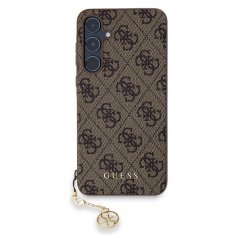 TKG Telefontok Samsung Galaxy A35 5G - Guess 4G Charms Hátlaptok - Barna