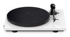 Pro-Ject Pro-Ject E1 BT + OM5e Gramofon Plug &amp; Play Hi-Fi, Bluetooth, biały