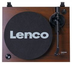 LENCO Lenco LBT-225WA - Hi-Fi lemezjátszó, üveg tányér, szénszálas kar