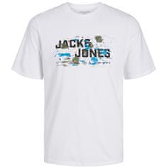Jack&Jones Férfi póló JCOOUTDOOR Regular Fit 12262560 White (Méret L)