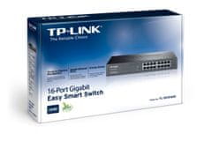 TP-LINK TL-SG1016DE 16x Gigabit ventilátor nélküli egyszerű intelligens kapcsoló