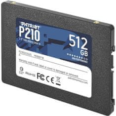 Patriot P210S512G25 P210 512GB 2,5 inch SSD meghajtó