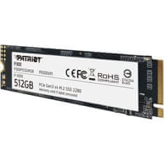 Patriot P300P512GM28 P300 512GB PCIe NVMe M.2 2280 SSD meghajtó