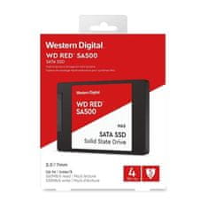 Western Digital WDS400T1R0A Red SA500 Nas 4096GB 2,5 inch SSD meghajtó