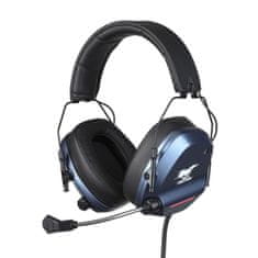 Konix KX-DK-SKY2-PC Drakkar Skyfighter One Vezetékes 2.0 Gamer Fejhallgató Fekete-kék