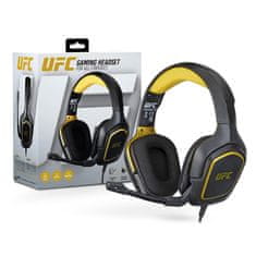 Konix KX-UFC-GHB-UNIV UFC Vezetékes 2.0 Gamer Fejhallgató Fekete-arany