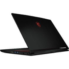 MSI Thin Gf63 9S7-16R821-649 Laptop 15.6" 1920x1080 IPS Intel Core i5 12450H 512GB SSD 8GB DDR4 NVIDIA GeForce RTX 3050 Fekete