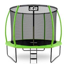 Aga SPORT EXCLUSIVE trambulin 305 cm világoszöld + védőháló + létra