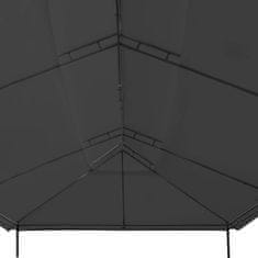 Vidaxl antracitszürke pavilon 600 x 298 x 270 cm 47965