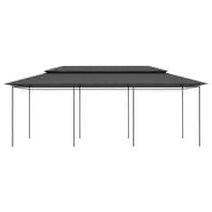 Vidaxl antracitszürke pavilon 600 x 298 x 270 cm 47965