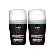 Vichy Golyós dezodor szett érzékeny bőrre Homme 72H (Deodorant Anti-Transpirant) 2 x 50 ml