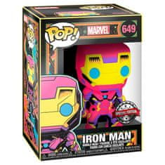 Funko POP figura Marvel Iron Man Black Light Exkluzív 