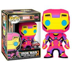 Funko POP figura Marvel Iron Man Black Light Exkluzív 