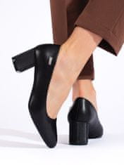 Amiatex Női körömcipő 108727 + Nőin zokni Gatta Calzino Strech, fekete, 39