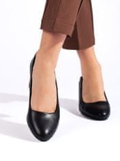 Amiatex Női körömcipő 108727 + Nőin zokni Gatta Calzino Strech, fekete, 39