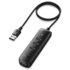 Ugreen CM416 4 az 1-ben USB x4, USB adapter, fekete (80657) (UG80657)